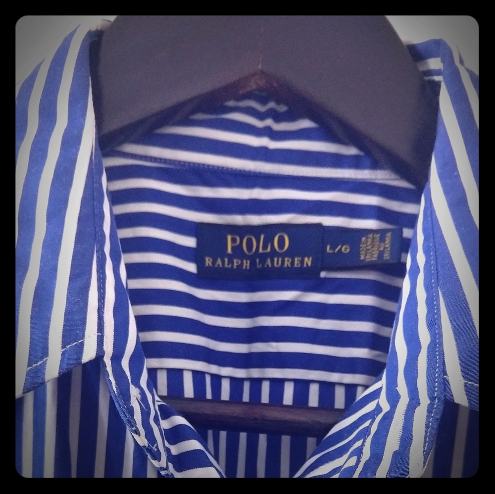 Polo Ralph Lauren Button down shirt dress size L
